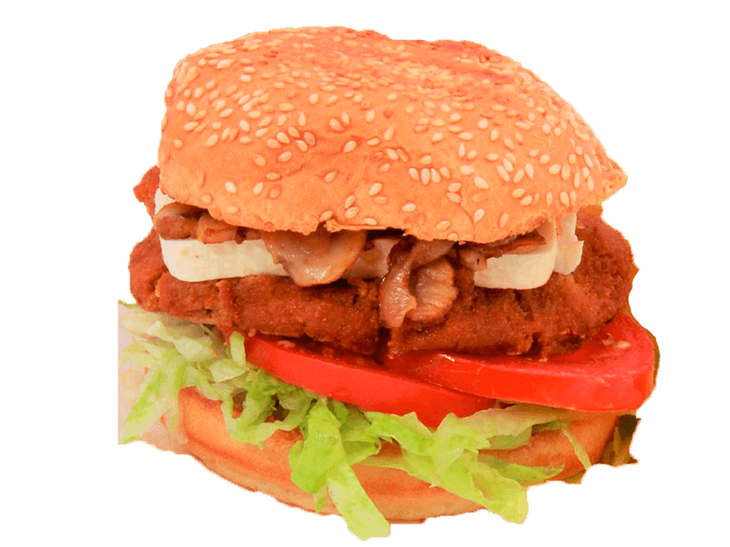 Hamburguesa simple vegana